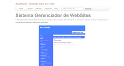 Desktop Screenshot of analistasi.com.br