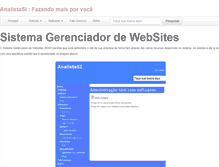 Tablet Screenshot of analistasi.com.br